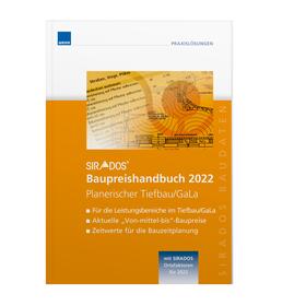 SIRADOS Baupreishandbuch Planerischer Tiefbau/GaLa 2022 | Buch | 978-3-8111-0438-9 | sack.de