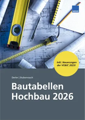 Derler / Stubenrauch | Bautabellen Hochbau 2026 | Buch | 978-3-8111-0624-6 | www.sack.de