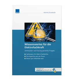  Wissenswertes für die Elektrofachkraft | Buch |  Sack Fachmedien