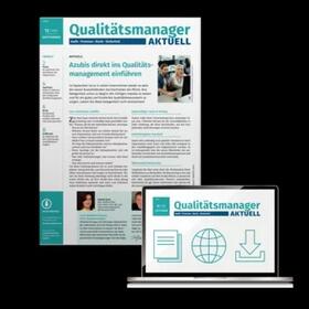 Gertz / Herbig / Meurer |  Qualitätsmanager AKTUELL (Newsletter PDF) | Datenbank |  Sack Fachmedien