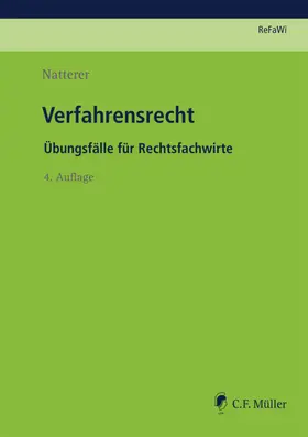 Natterer | Verfahrensrecht | Buch | 978-3-8114-0710-7 | sack.de