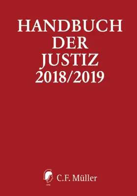Handbuch der Justiz 2018/2019 | Buch | 978-3-8114-0726-8 | sack.de