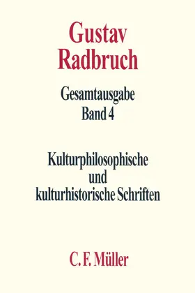 Spendel |  Gustav Radbruch Gesamtausgabe | Buch |  Sack Fachmedien