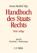 Isensee / Kirchhof |  Demokratie - Bundesorgane. Band III | Buch |  Sack Fachmedien