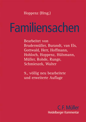 Brudermüller / Burandt / van Els | Familiensachen | Buch | 978-3-8114-3366-3 | sack.de