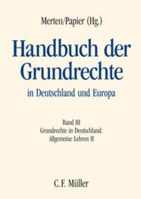 Merten / Axer / Papier |  Handbuch der Grundrechte in Deutschland und Europa 3 | Buch |  Sack Fachmedien