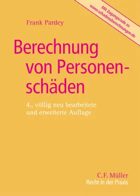 Pardey |  Berechnung von Personenschäden | Buch |  Sack Fachmedien