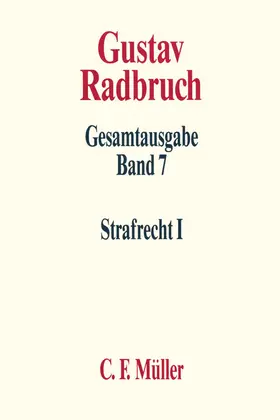 Frommel |  Gustav Radbruch Gesamtausgabe | Buch |  Sack Fachmedien