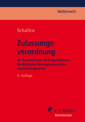 Schallen / Clemens / Düring | Zulassungsverordnung | Buch | 978-3-8114-3641-1 | sack.de