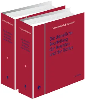 Schnellenbach / Bodanowitz |  Die dienstliche Beurteilung der Beamten und der Richter | Loseblattwerk |  Sack Fachmedien