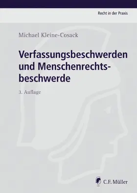 Kleine-Cosack | Verfassungsbeschwerden und Menschenrechtsbeschwerde | E-Book | sack.de