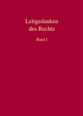 Kube / Mellinghoff / Morgenthaler |  Leitgedanken des Rechts / 2 Bde. | Buch |  Sack Fachmedien