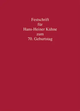 Esser / Jäger / Günther |  Festschrift für Hans-Heiner Kühne zum 70. Geburtstag | Buch |  Sack Fachmedien