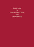 Esser / Günther / Jäger |  Festschrift für Hans-Heiner Kühne zum 70. Geburtstag | Buch |  Sack Fachmedien