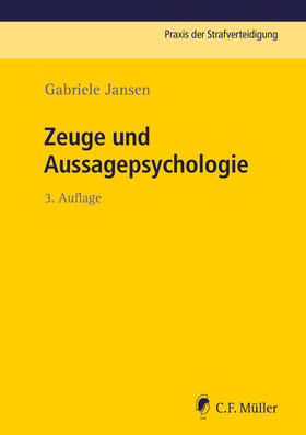 Jansen | Zeuge und Aussagepsychologie | E-Book | sack.de