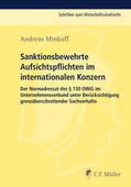 Minkoff |  Sanktionsbewehrte Aufsichtspflichten im internationalen Konzern | eBook | Sack Fachmedien