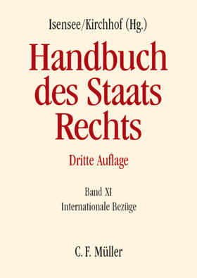 Isensee / Becker / Kirchhof | Handbuch des Staatsrechts. Band XI | Buch | 978-3-8114-4511-6 | sack.de