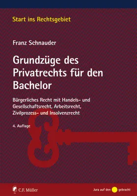 Schnauder |  Grundzüge des Privatrechts für den Bachelor | Buch |  Sack Fachmedien