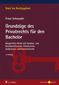 Schnauder |  Grundzüge des Privatrechts für den Bachelor | Buch |  Sack Fachmedien