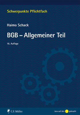Schack | Schack, H: BGB-Allgemeiner Teil | Buch | 978-3-8114-4809-4 | sack.de