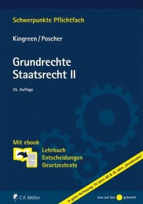 Kingreen / Poscher | Grundrechte. Staatsrecht II | Medienkombination | 978-3-8114-4825-4 | sack.de