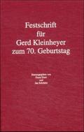 Schröder / Dorn |  Festschrift für Gerd Kleinheyer zum 70. Geburtstag | Buch |  Sack Fachmedien