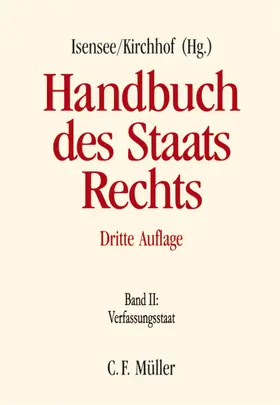 Badura / Böckenförde / Fabio | Handbuch des Staatsrechts | Buch | 978-3-8114-5071-4 | sack.de