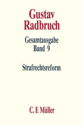 Wassermann |  Gustav Radbruch Gesamtausgabe | Buch |  Sack Fachmedien