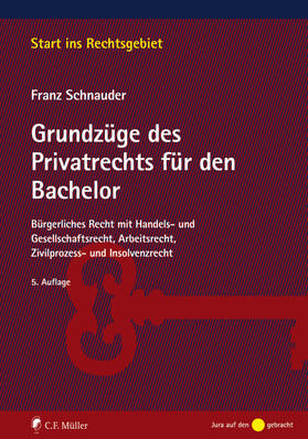 Schnauder |  Grundzüge des Privatrechts für den Bachelor | Buch |  Sack Fachmedien