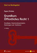 Papier / Krönke |  Grundkurs Öffentliches Recht 1 | Buch |  Sack Fachmedien