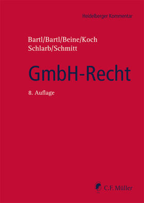 Bartl / Beine / Koch | GmbH-Recht | Buch | sack.de