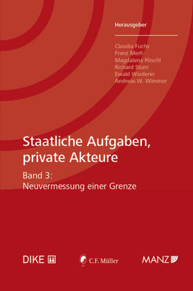 Fuchs / Merli / Pöschl |  Staatliche  Aufgaben, private Akteure | Buch |  Sack Fachmedien