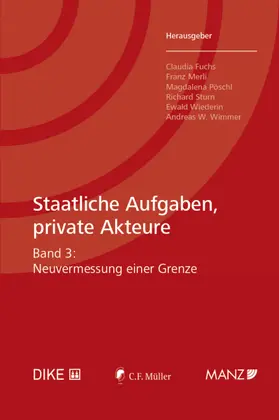 Fuchs / Merli / Pöschl |  Staatliche  Aufgaben, private Akteure | Buch |  Sack Fachmedien