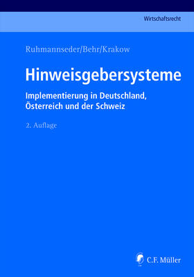 Ruhmannseder / Behr / Witzigmann | Hinweisgebersysteme | Buch | 978-3-8114-5637-2 | sack.de