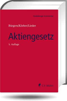 Bürgers / Körber / Lieder | Aktiengesetz | Buch | 978-3-8114-5641-9 | sack.de