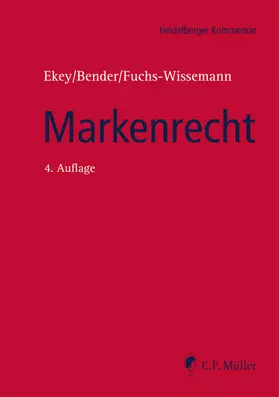 Bender / Dück / Eisfeld, LL.M. |  Markenrecht | eBook | Sack Fachmedien