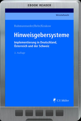 Ruhmannseder / Bach / Witzigmann |  Hinweisgebersysteme | eBook | Sack Fachmedien