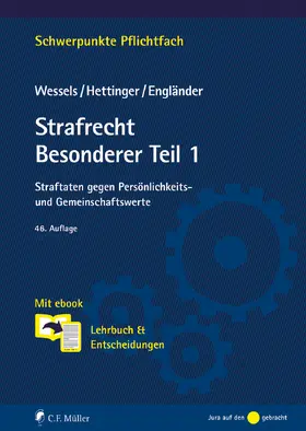 Wessels / Hettinger / Engländer | Strafrecht Besonderer Teil / 1 | Buch | 978-3-8114-5828-4 | www.sack.de
