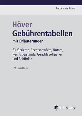 Höver  | Gebührentabellen | Buch | 978-3-8114-5916-8 | sack.de