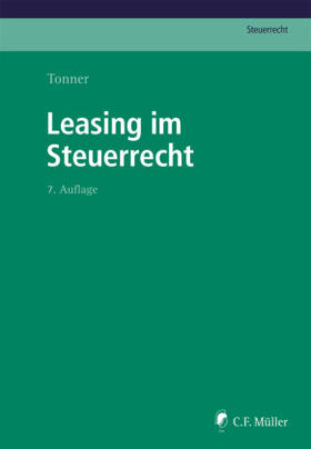 Tonner | Leasing im Steuerrecht | Buch | 978-3-8114-5917-5 | sack.de
