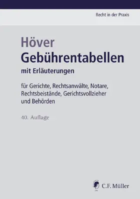 Höver | Gebührentabellen | Buch | 978-3-8114-6261-8 | sack.de