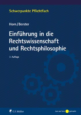 Horn † / Berster | Einführung in die Rechtswissenschaft und Rechtsphilosophie | E-Book | sack.de