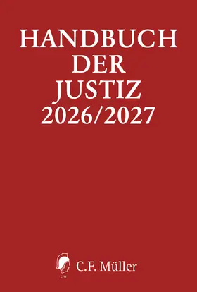 Deutscher Richterbund |  Handbuch der Justiz 2026/2027 | Buch |  Sack Fachmedien