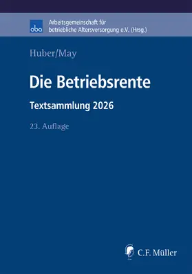 Huber / May | Die Betriebsrente | E-Book | www.sack.de