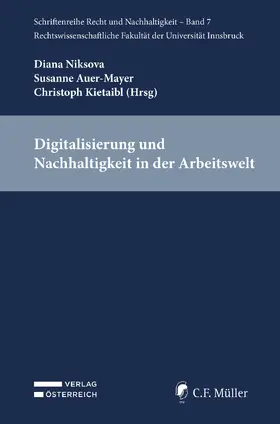 Niksova / Auer-Mayer / Kietaibl |  Digitalisierung und Nachhaltigkeit in der Arbeitswelt | Buch |  Sack Fachmedien