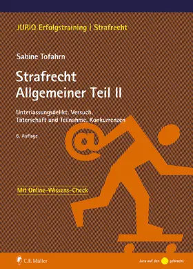 Tofahrn | Strafrecht Allgemeiner Teil II | Buch | 978-3-8114-6868-9 | www.sack.de