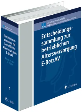 Drochner   |  Entscheidungssammlung zur betrieblichen Altersversorgung - E-BetrAV | Loseblattwerk |  Sack Fachmedien