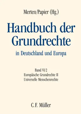 Dederer / Grabenwarter / Grimm |  Handbuch der Grundrechte in Deutschland und Europa | Buch |  Sack Fachmedien
