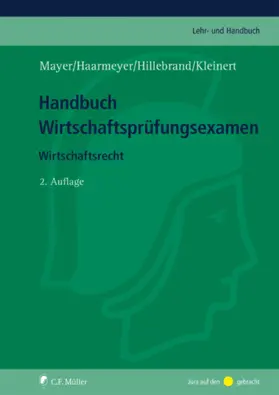 Mayer / Haarmeyer / Hillebrand | Handbuch Wirtschaftsprüfungsexamen | E-Book | sack.de