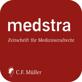 Cirener / Clemens / Duttge |  medstra | Sonstiges |  Sack Fachmedien